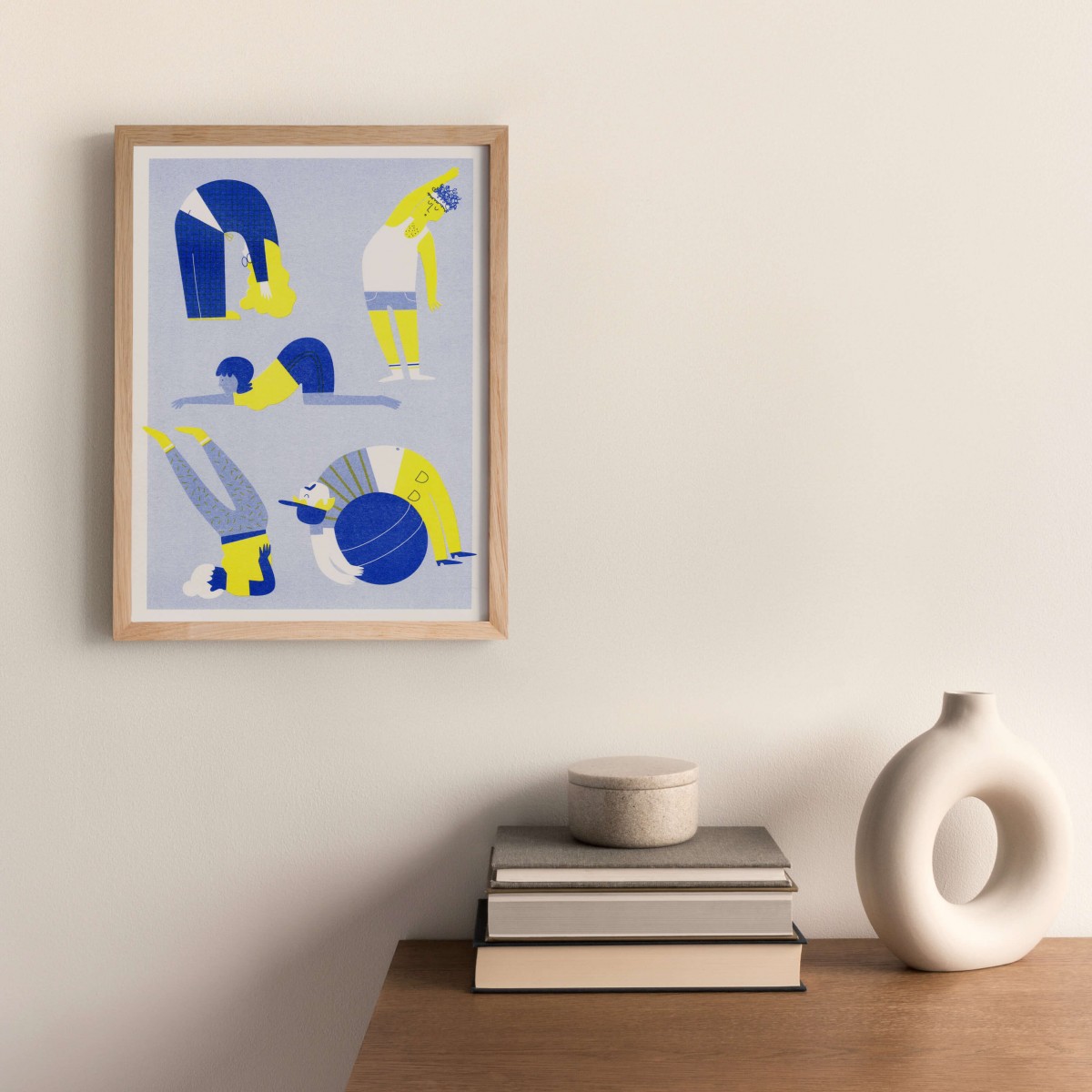 Risodruck »Gymnastik« (DIN A4) / fidu—fine paper goods