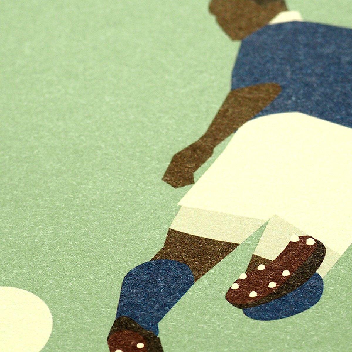 "Knappen Legends" Fußballposter von HANDS OF GOD