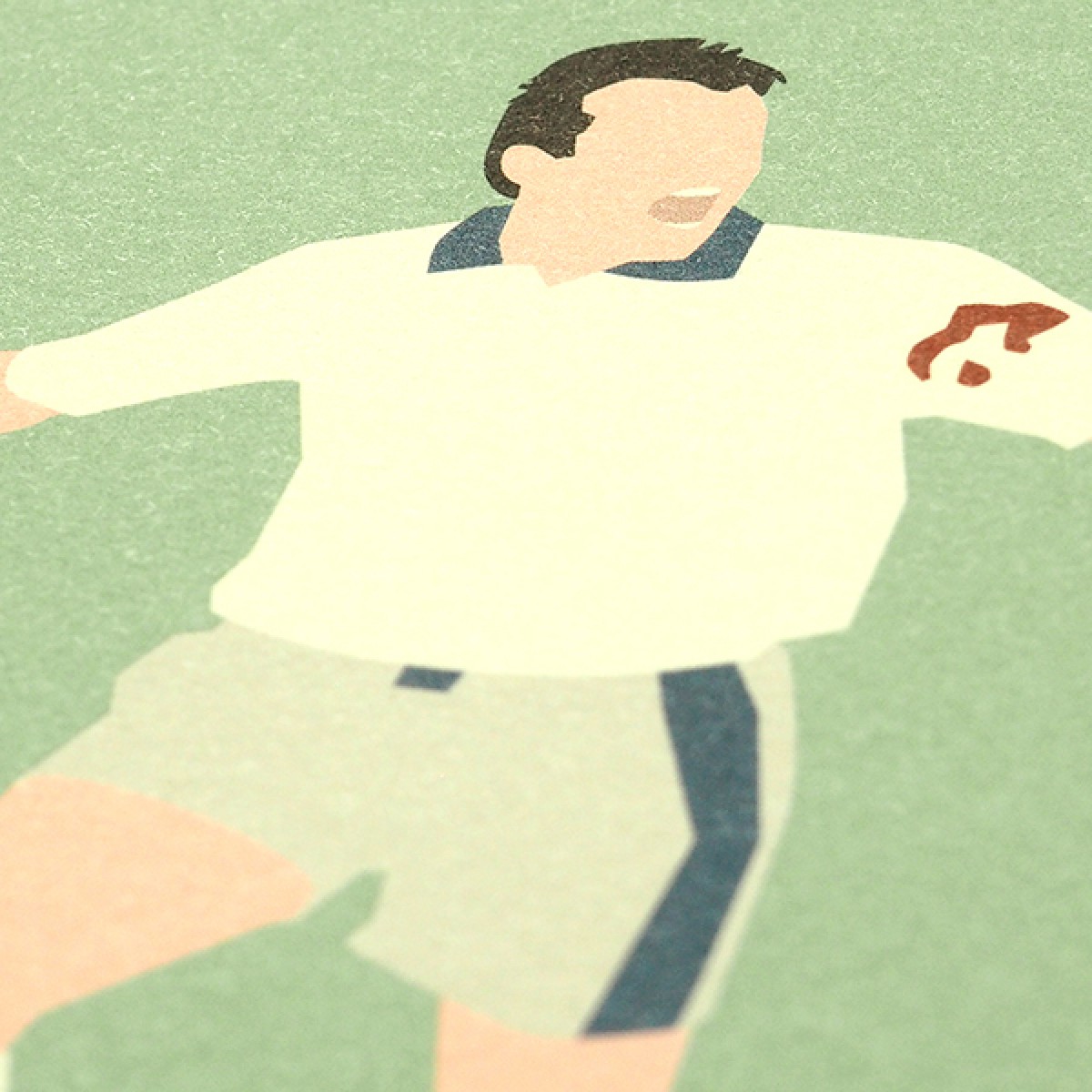 "Knappen Legends" Fußballposter von HANDS OF GOD