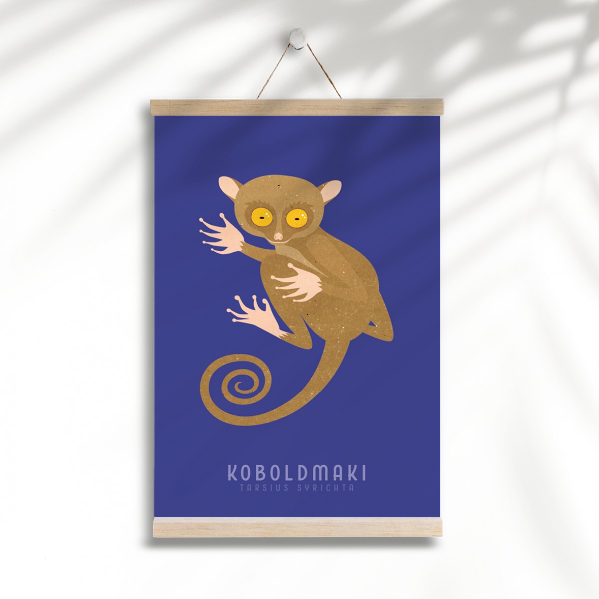 Hey Urban Monkey - A4 Poster - „Koboldmaki“