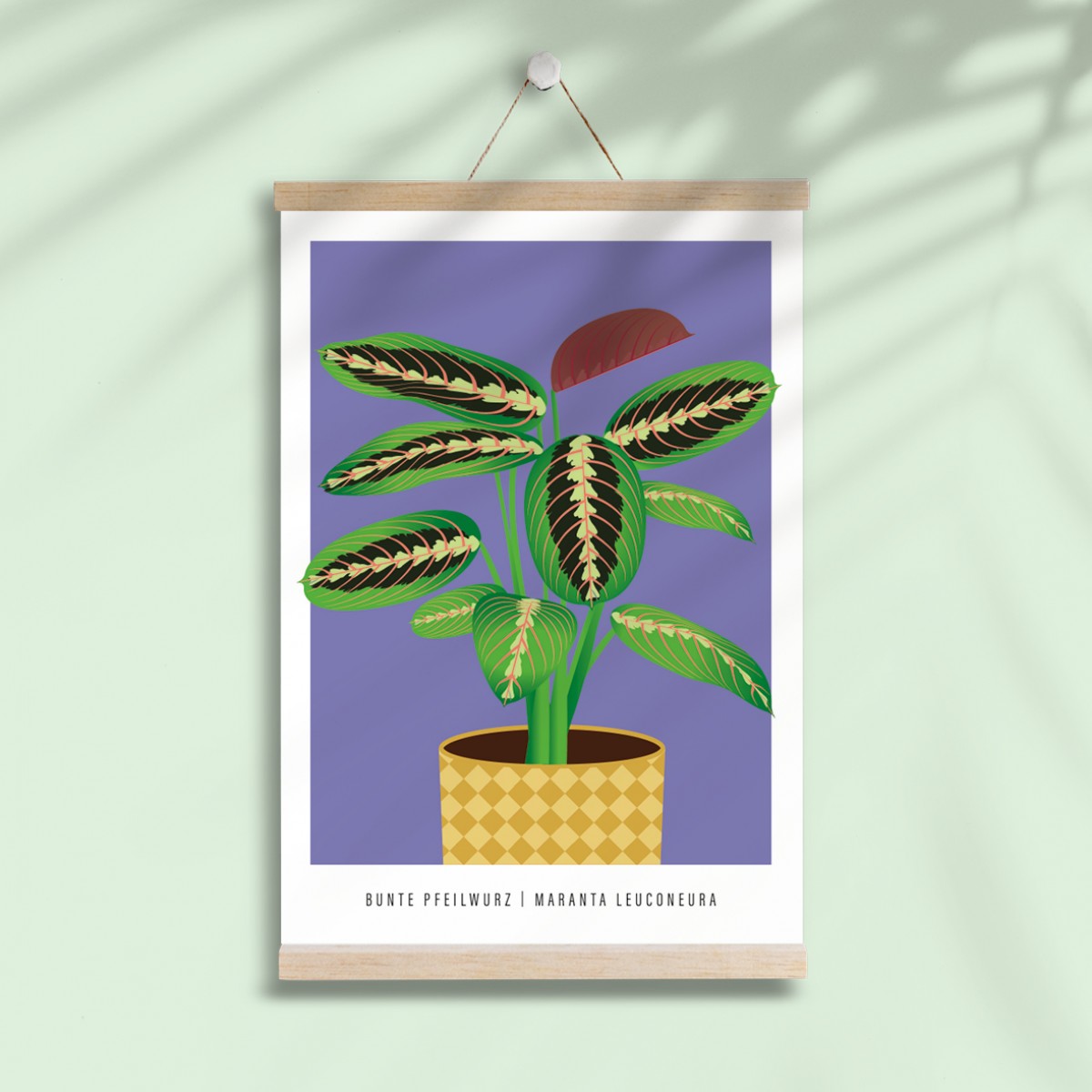 Hey Urban Monkey - A4 Poster - „Pfeilwurz“
