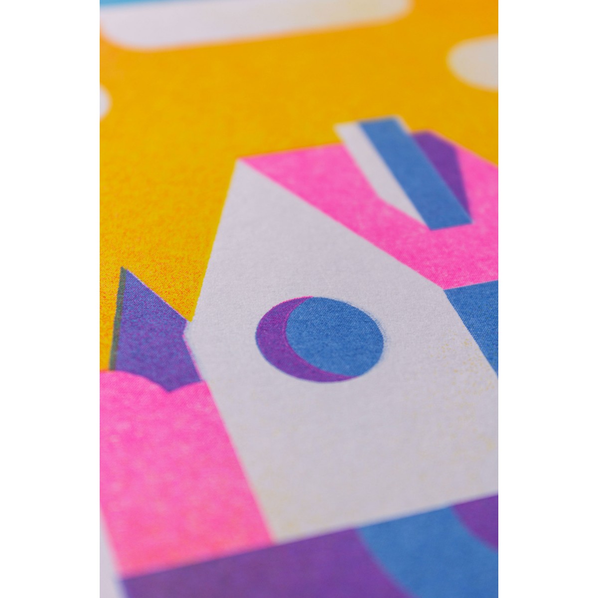 Martin Krusche - Risographie »Häuser - Datsche«, DIN A6