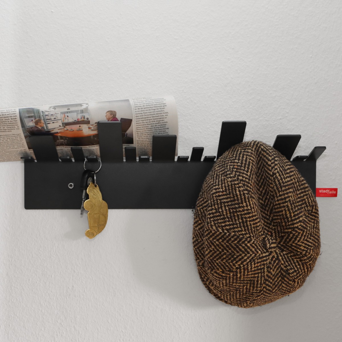 OBE Wandgarderobe in Anthrazit | stadtteile