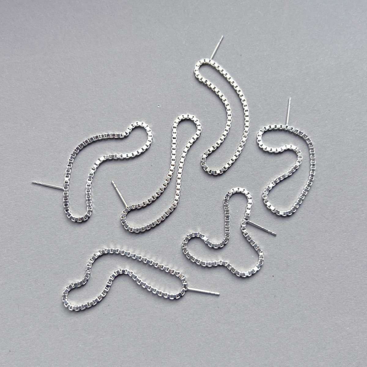Teresa Gruber Ohrringe
"Zero" lang
925 Silber