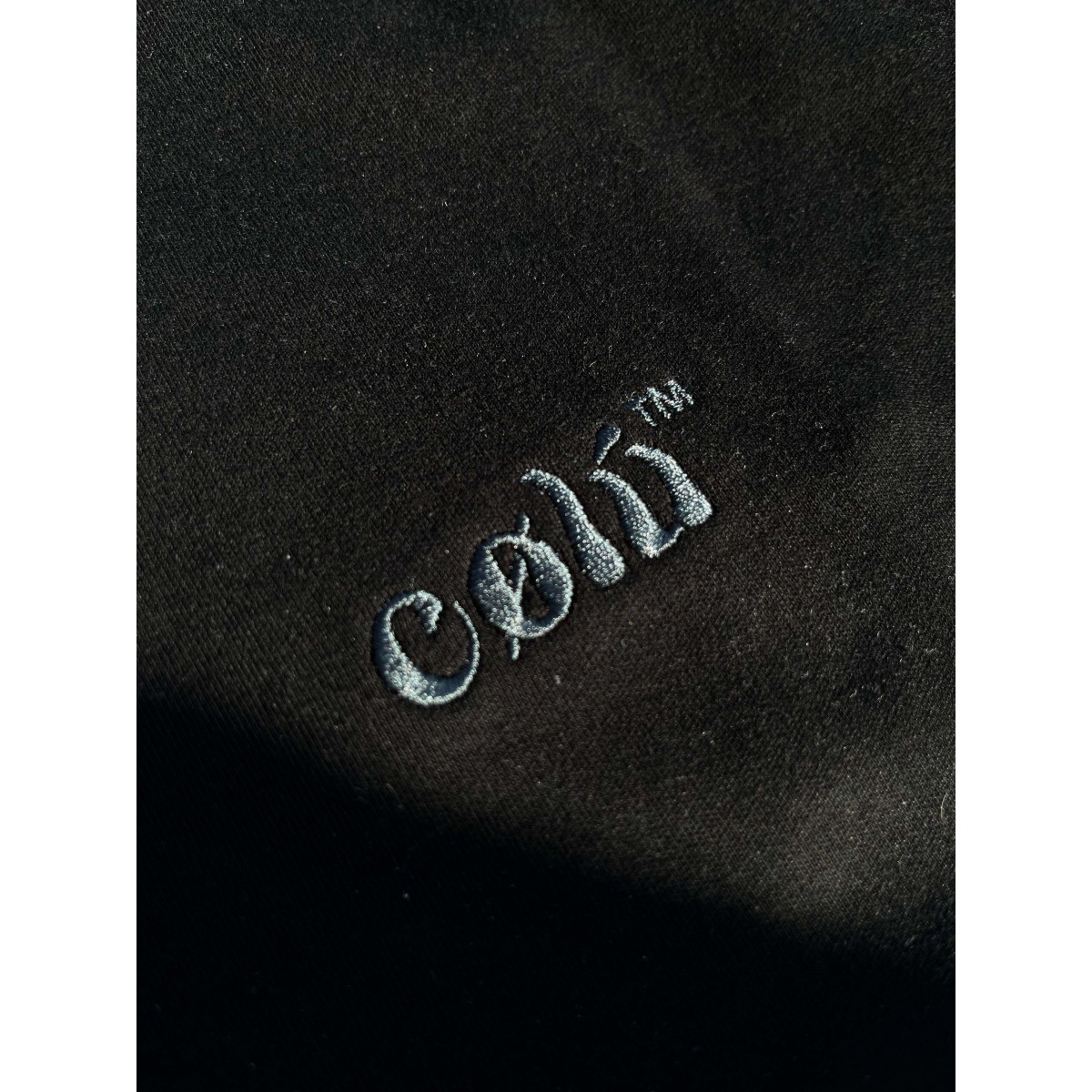 Cropped Shirt aus Biobaumwolle mit Signature Stickerei
