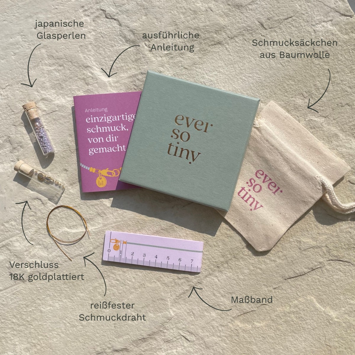 DIY-Set Armband Sommer-Edition I wasserfest & plastikfrei I ever so tiny