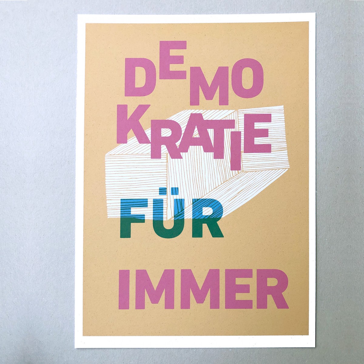 KLEINWAREN / VON LAUFENBERG Demokratie Poster # 1