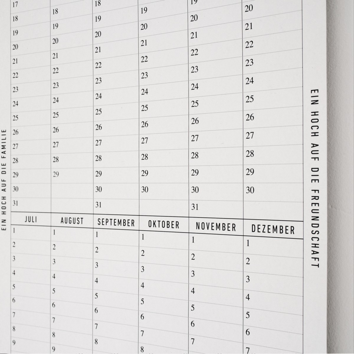 KLEINWAREN / VON LAUFENBERG Das Geburtstagskalender-Set