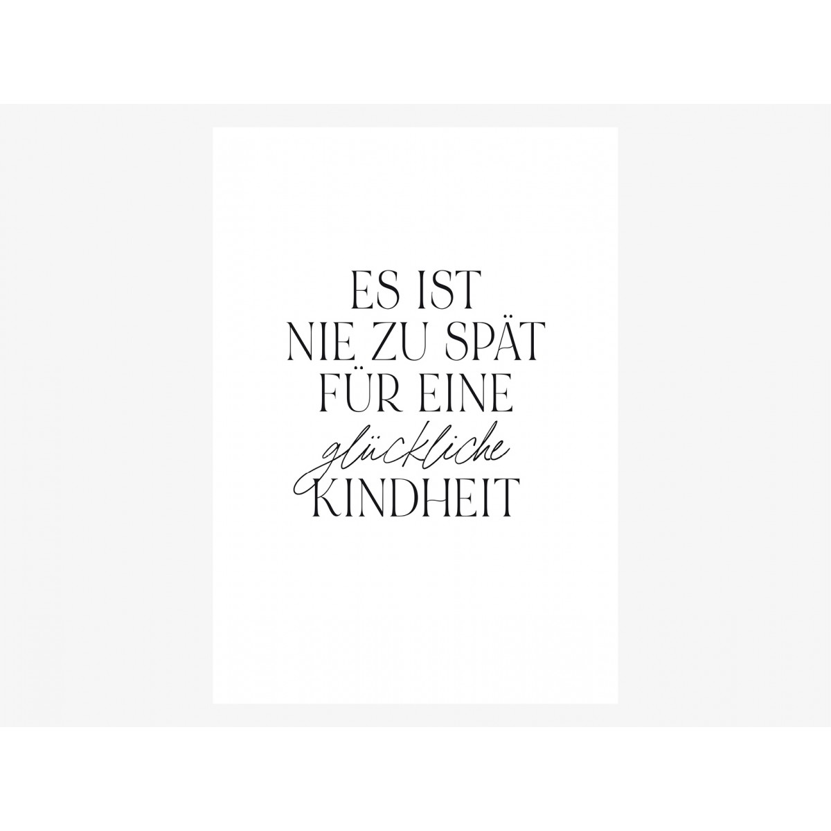 typealive / Print / Kindheit