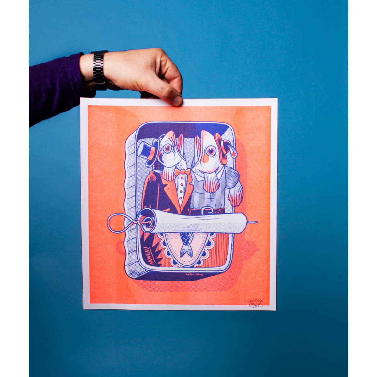 Martin Krusche - Risographie »Konserve« 29,7x32cm