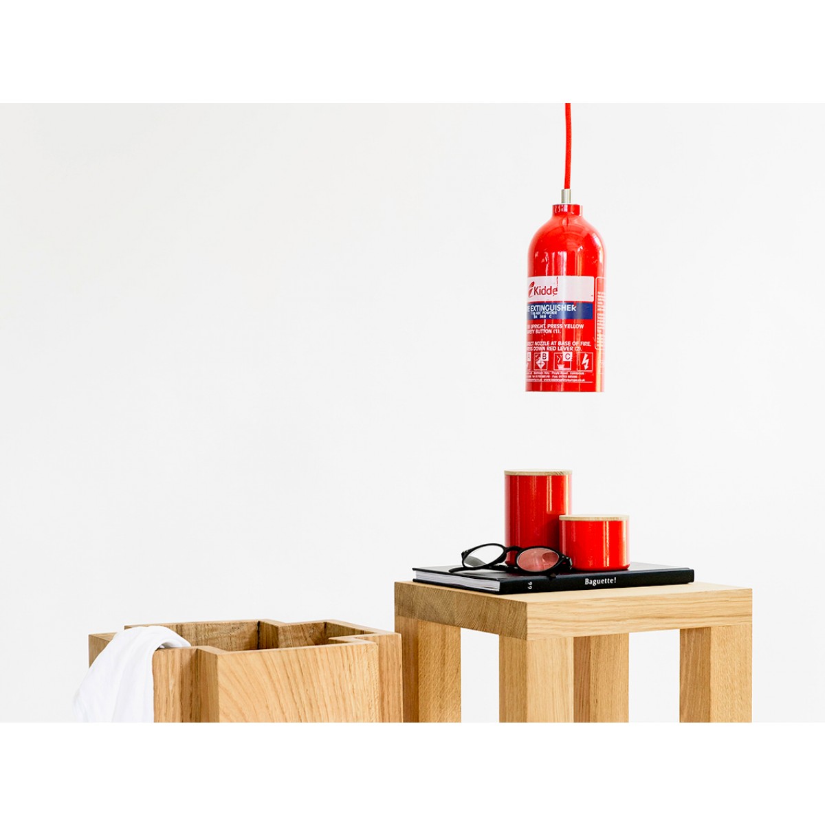 Lena Peter Leuchte FIRELIGHT rot 