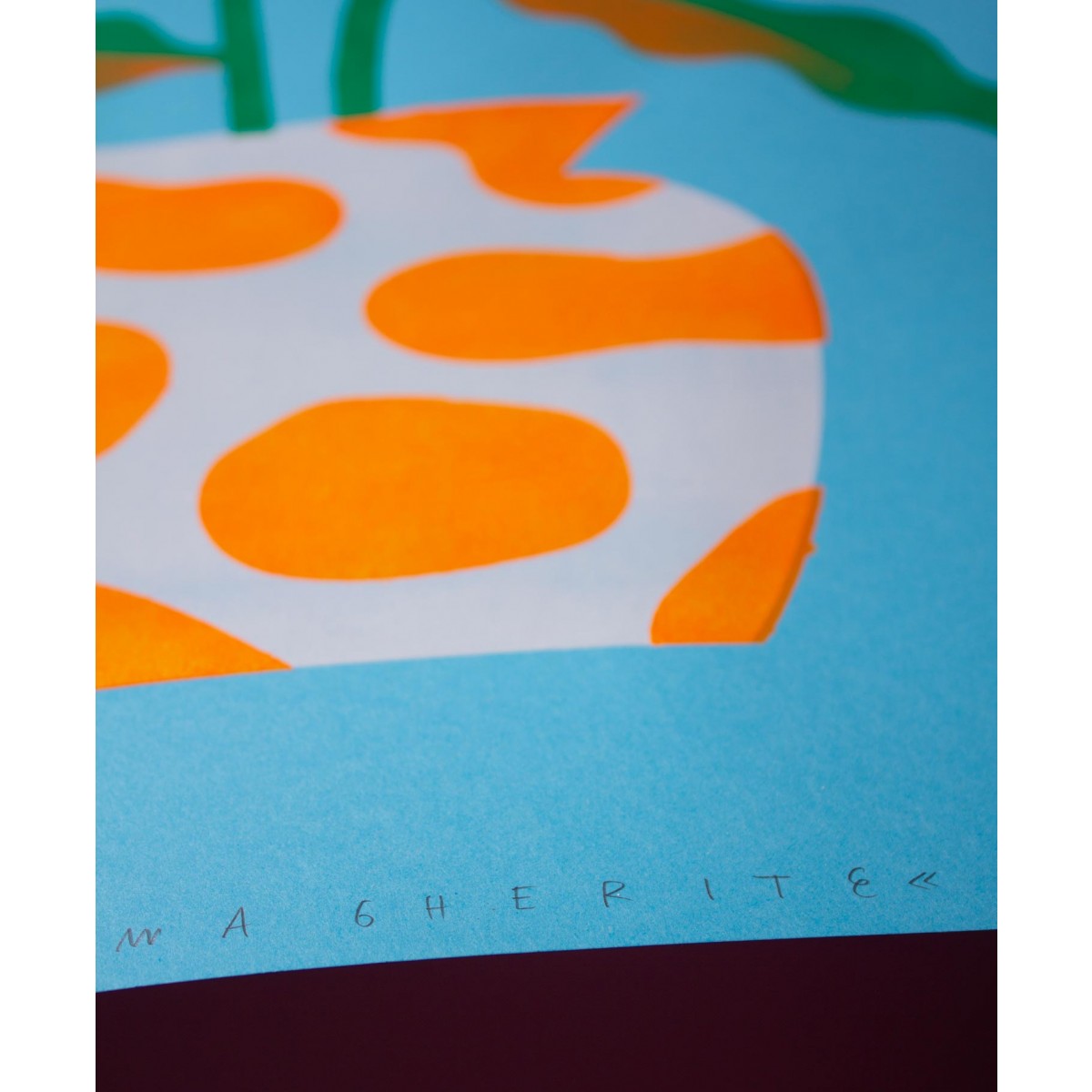 Martin Krusche - Schablonendruck »Magherite«, 50x70cm