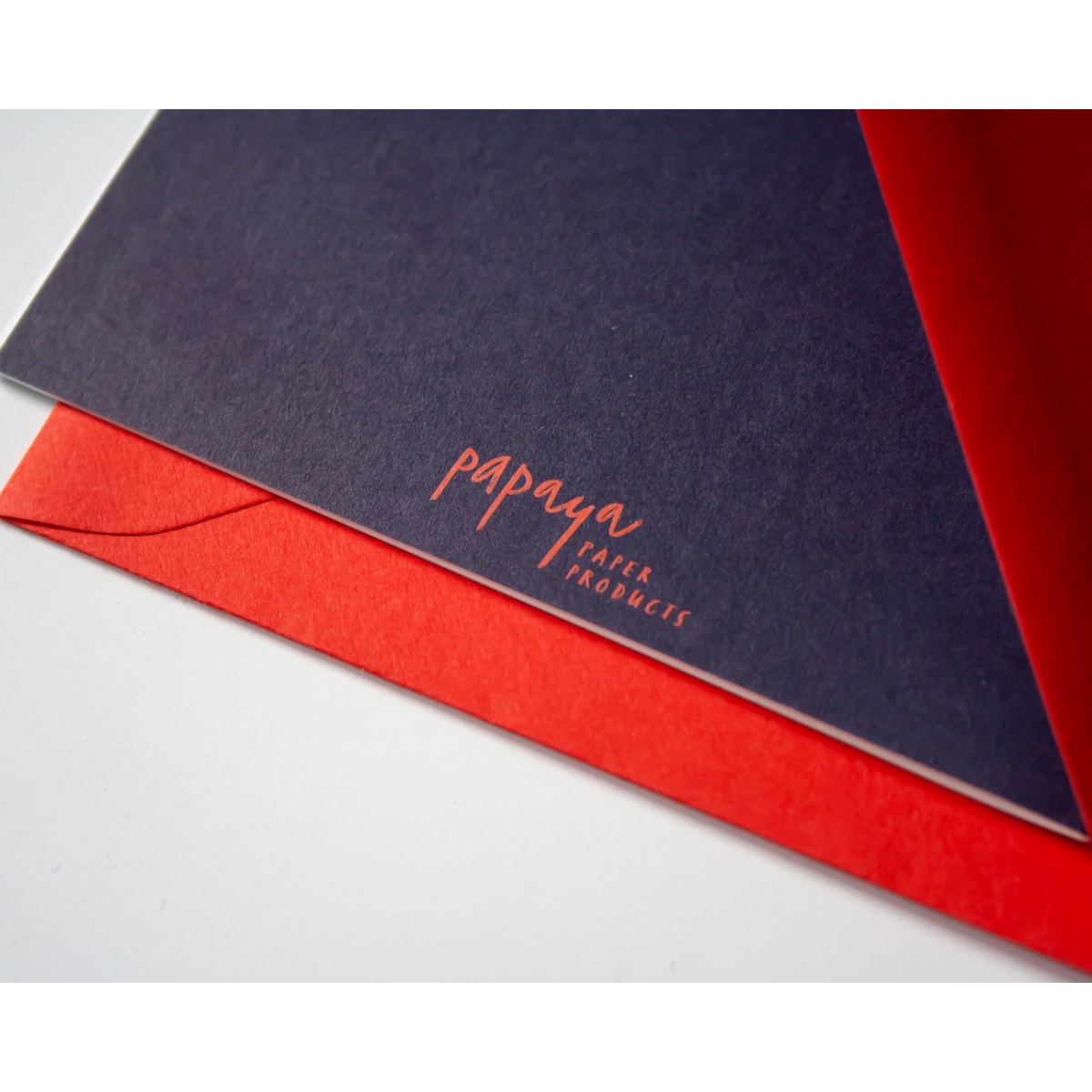 Weihnachtskarte »Merry Christmas« mit Stechpalme // Papaya paper products