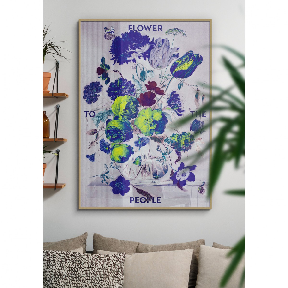 NEW PRINTS ON THE BLOCK / Plakat »Flower to the people«