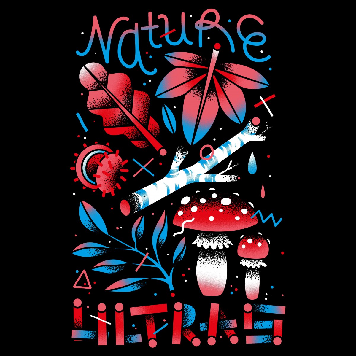Martin Krusche - T-Shirt Black »Nature Ultras«
