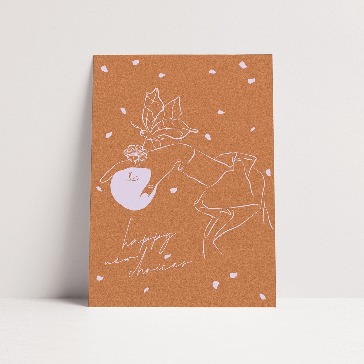Karte HAPPY NEW CHOICES von ODE TO AYVI