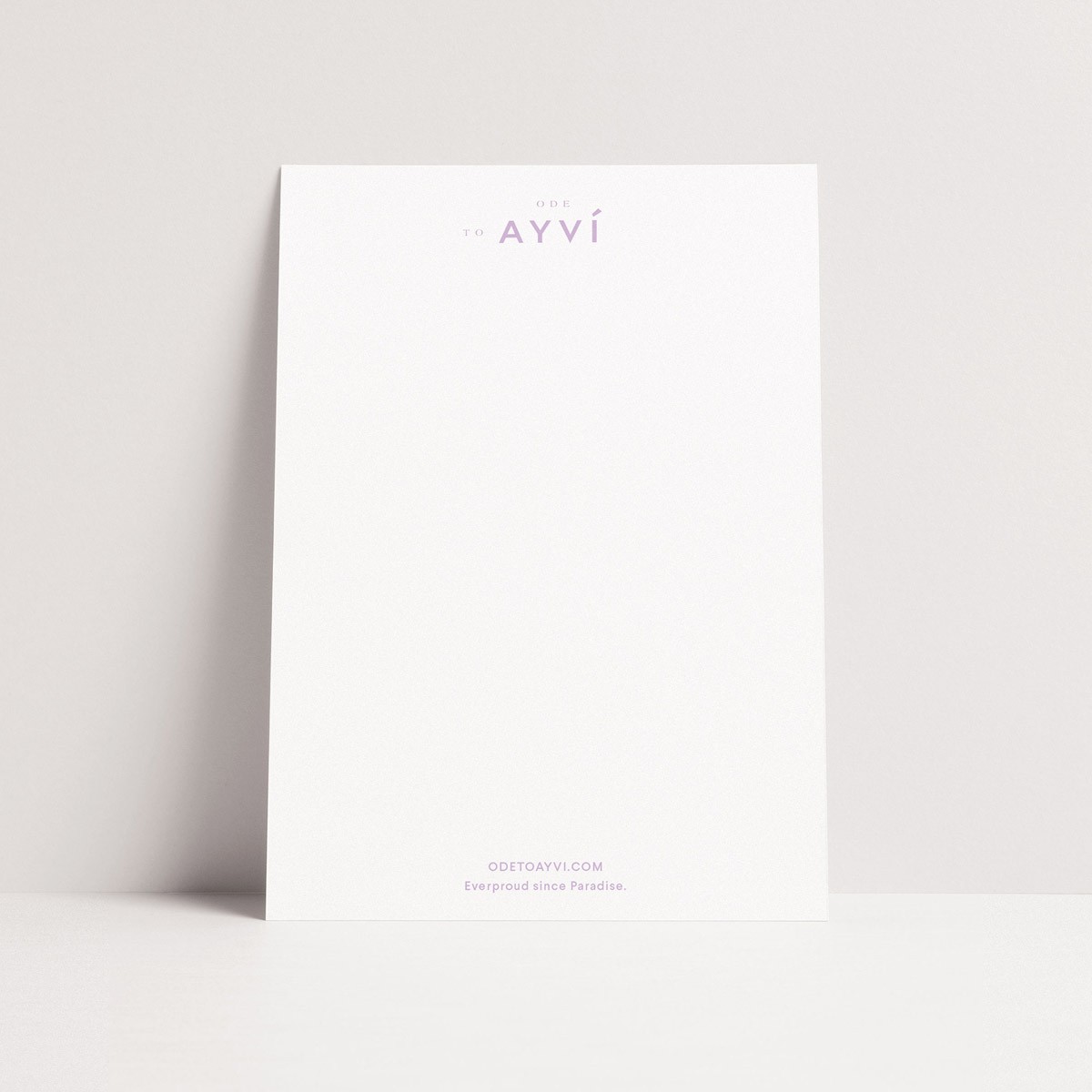 Karte WITH GRATITUDE von ODE TO AYVI