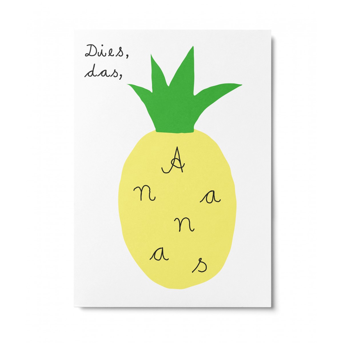 UNTER PINIEN – Ananas – Postkarte