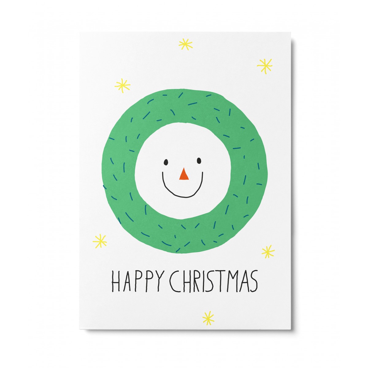 UNTER PINIEN – happy christmas – Postkarte