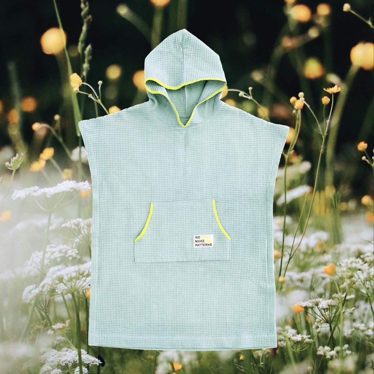 We Make Patterns - Handtuch  Poncho Mint