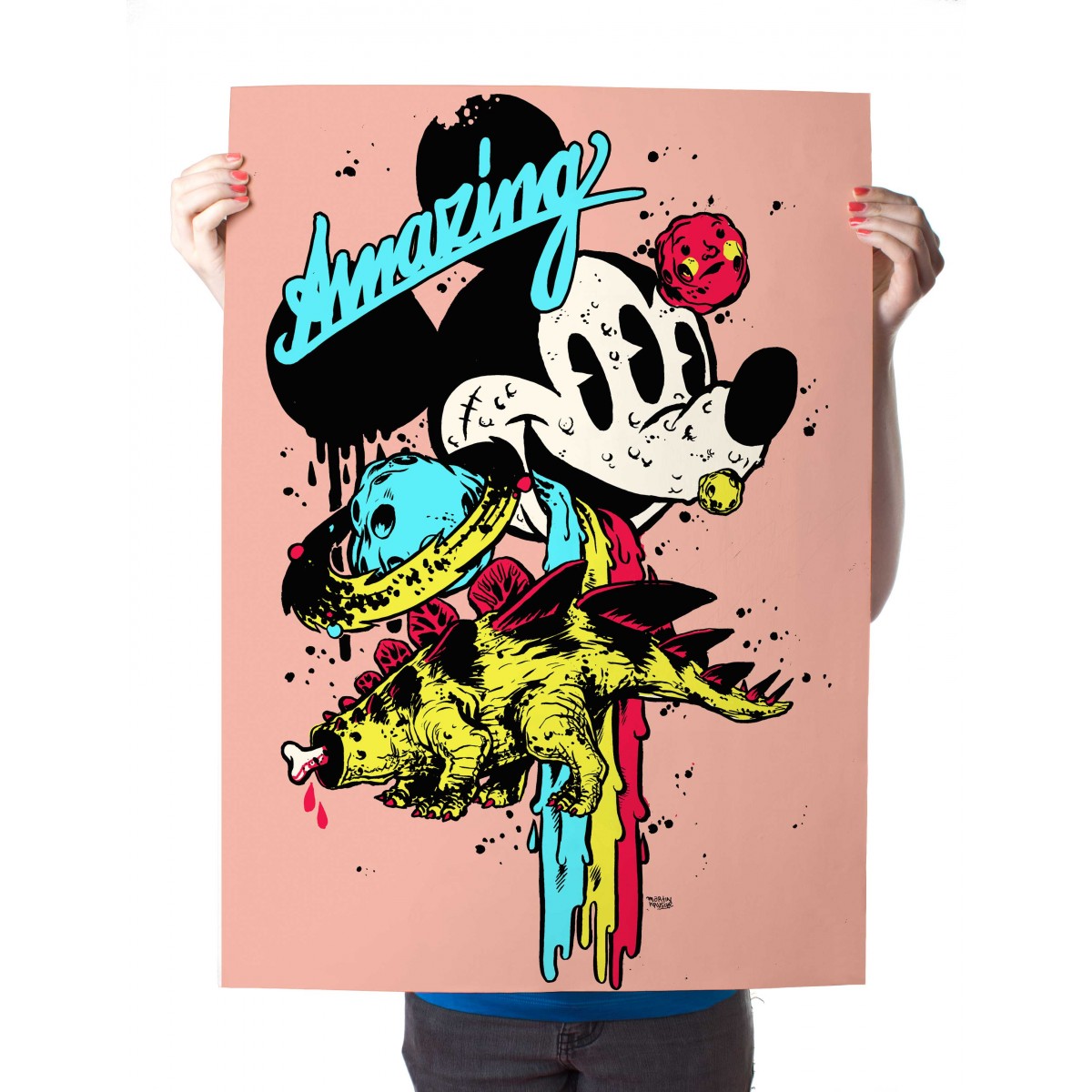 Martin Krusche – Poster »Micklone« 50x70cm