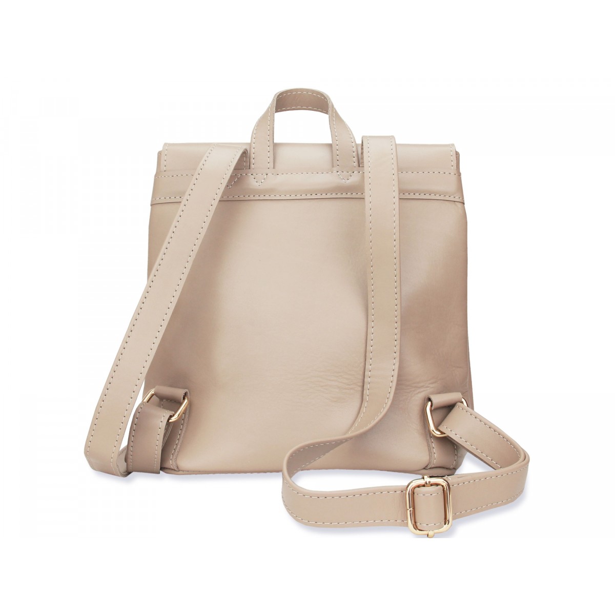 lille mus Rucksack RUNA aus Leder Ledrrucksack