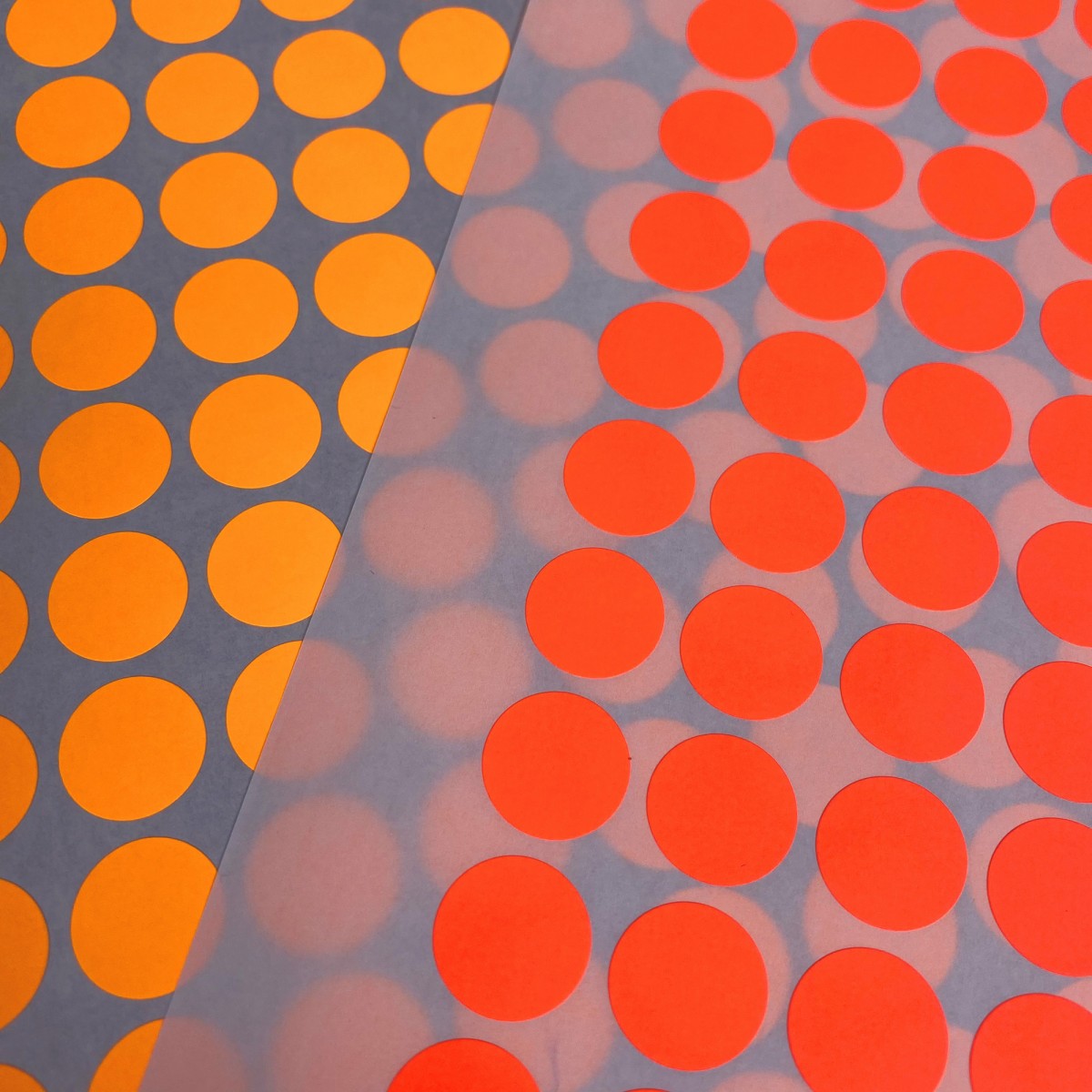 2 ADDITIONAL STICKY DOT COLOURS / For NOW IS BETTER CALENDAR / 4 sheets