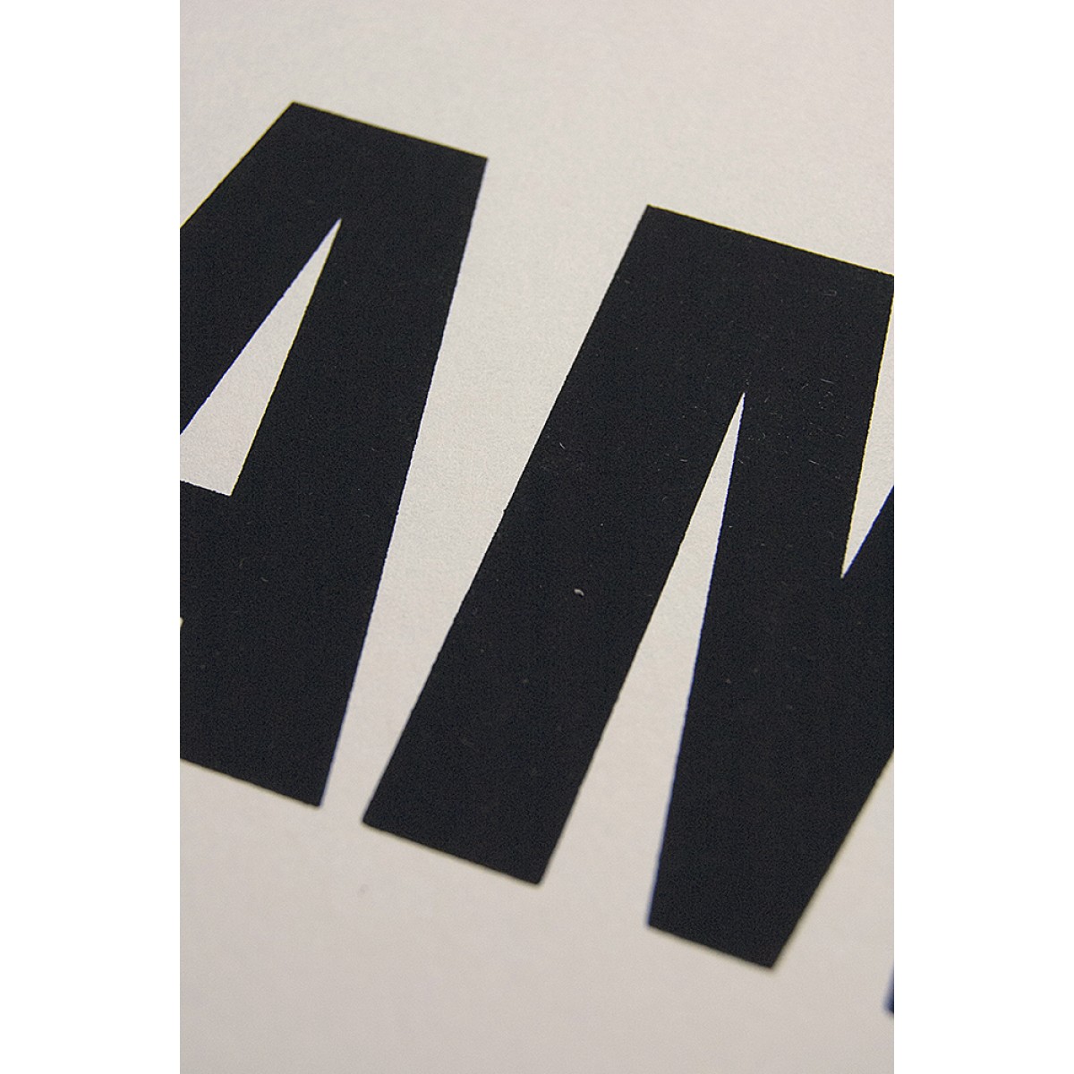 Buchstabenort Samui Poster Typografie