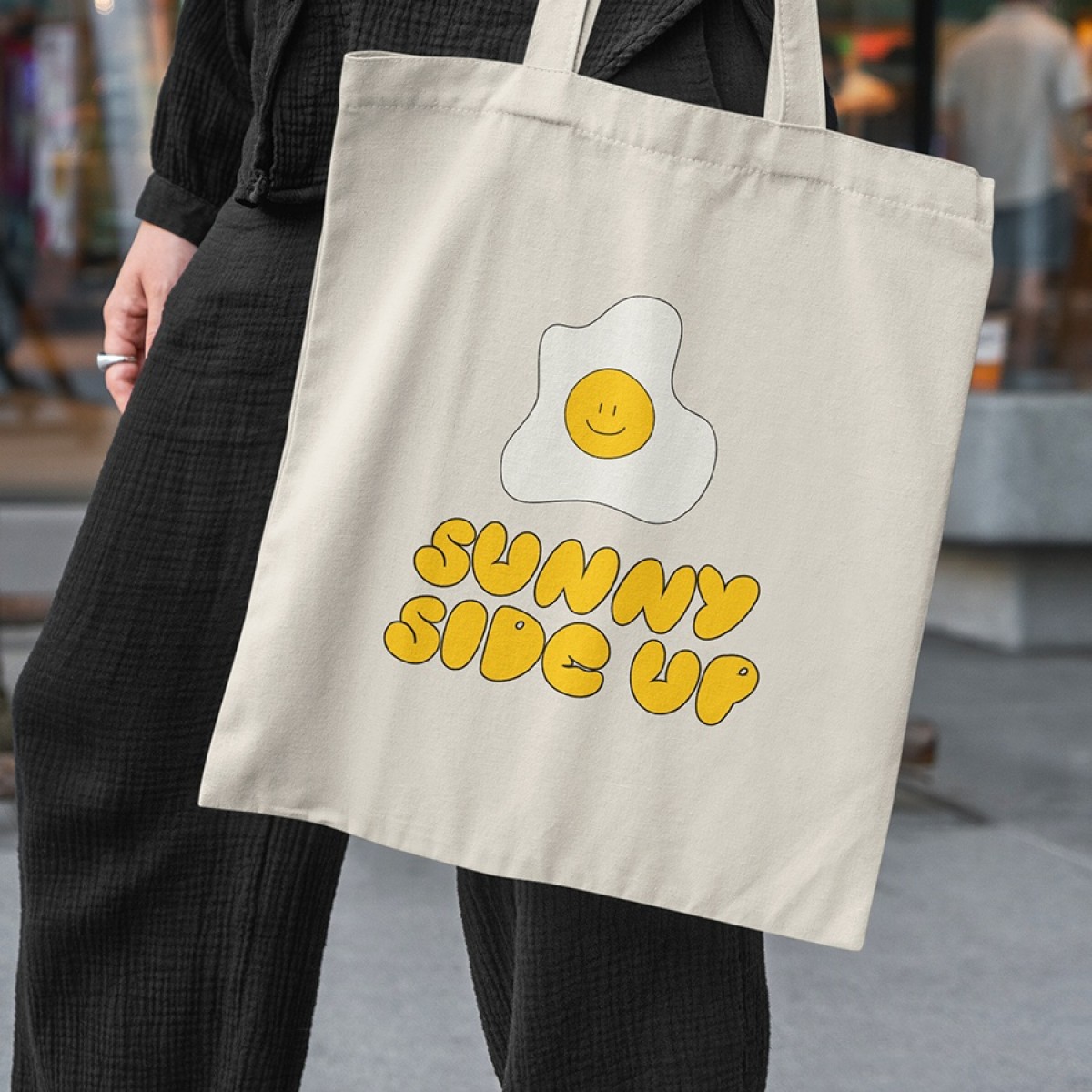 SUNNY SIDE UP Totebag - ALMOST A BRAND