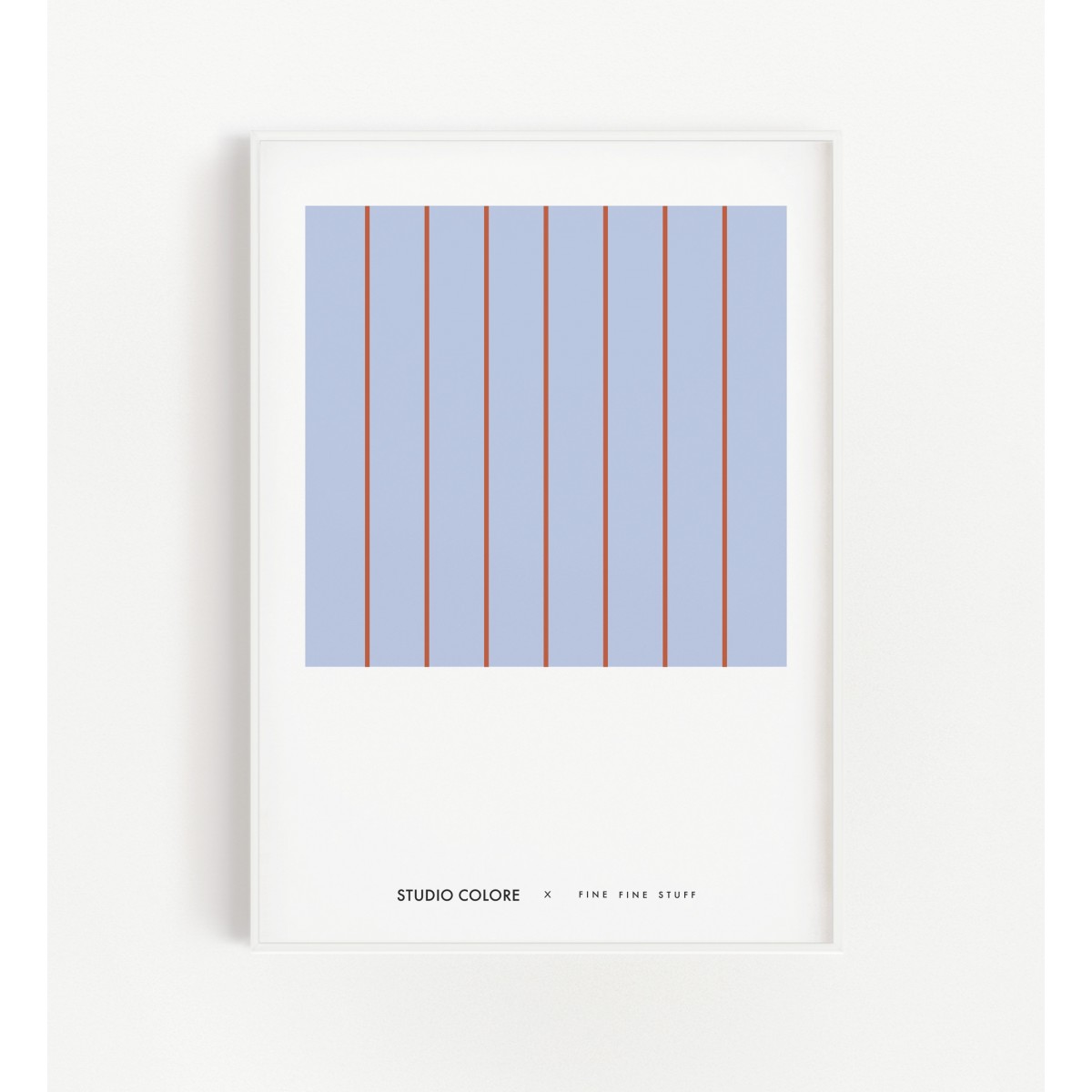 FINE FINE STUFF - 4er Posterset - Stripes & Checks - 30x40 Poster