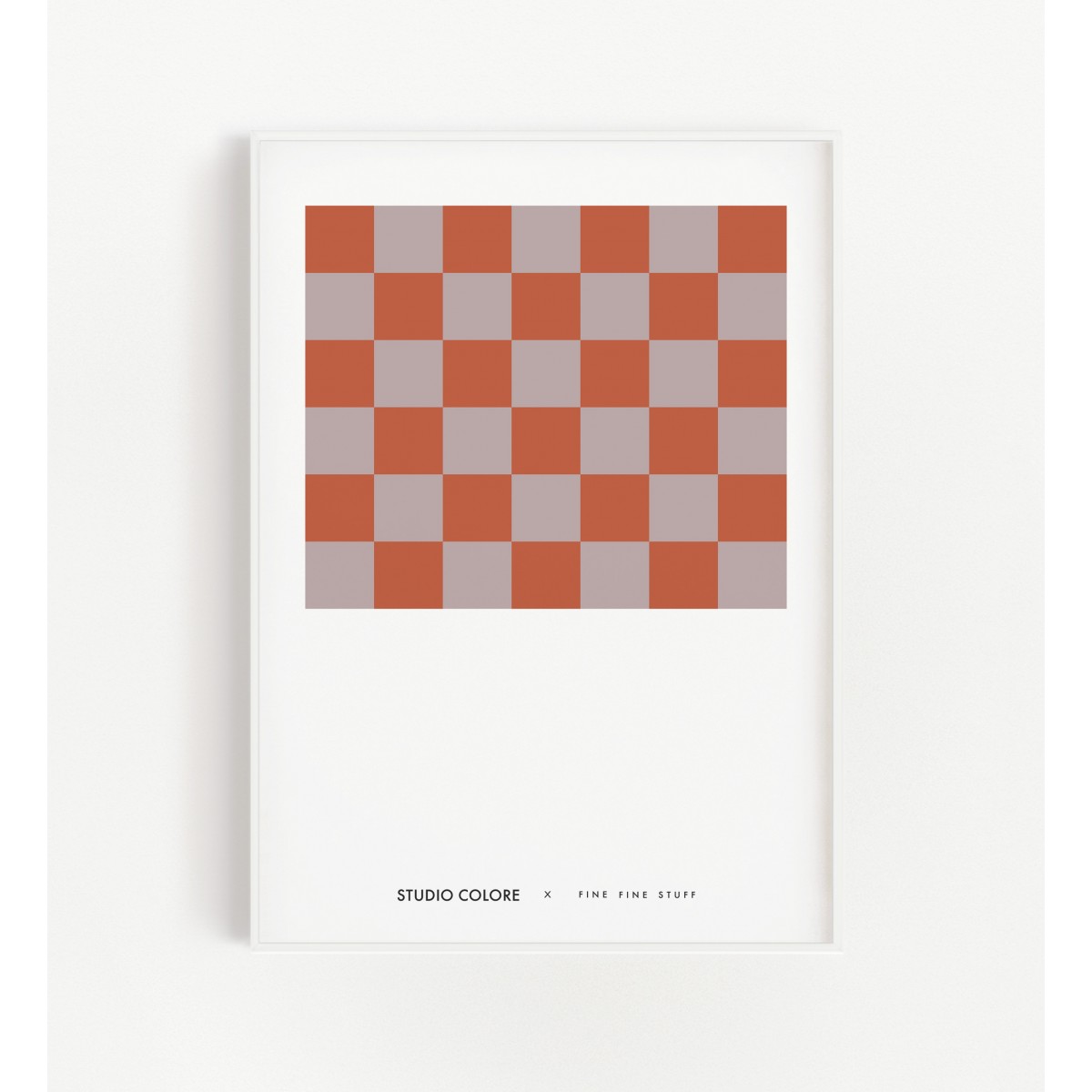 FINE FINE STUFF - 4er Posterset - Stripes & Checks - 30x40 Poster