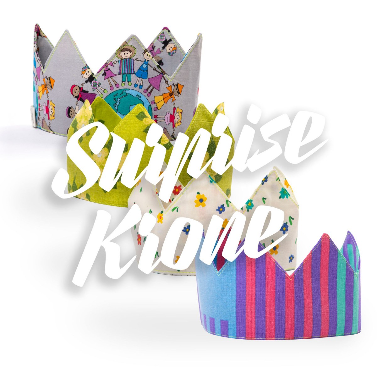 soki Surprise Kinderkrone aus geretteter Bettwäsche