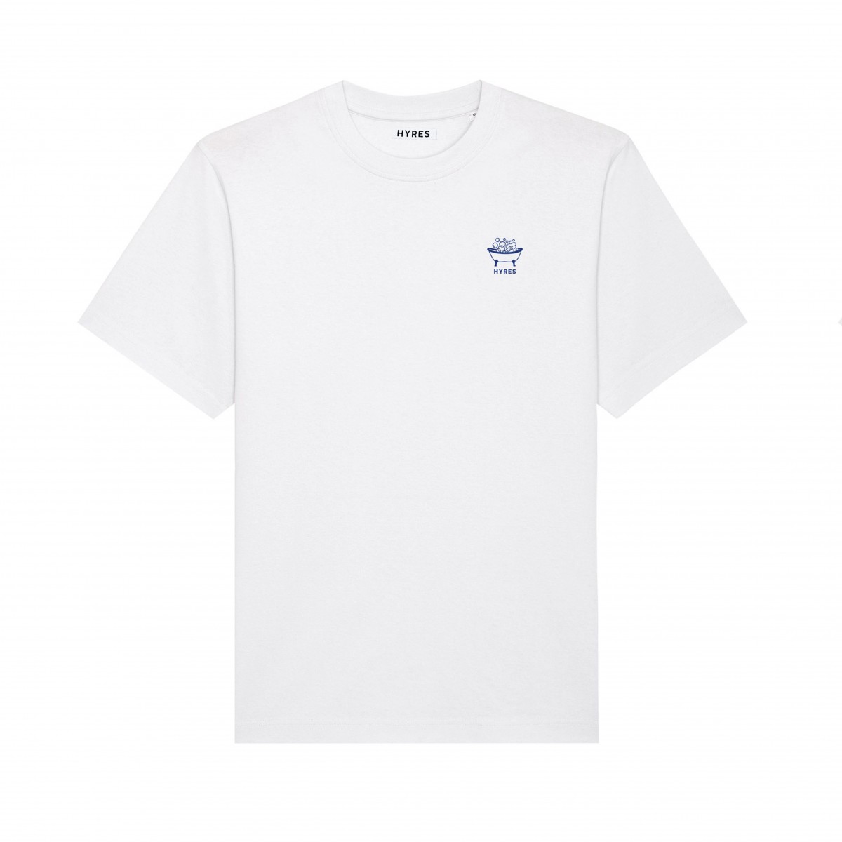 HYRES Unisex Heavy T-Shirt Hamam Wellness Club White
