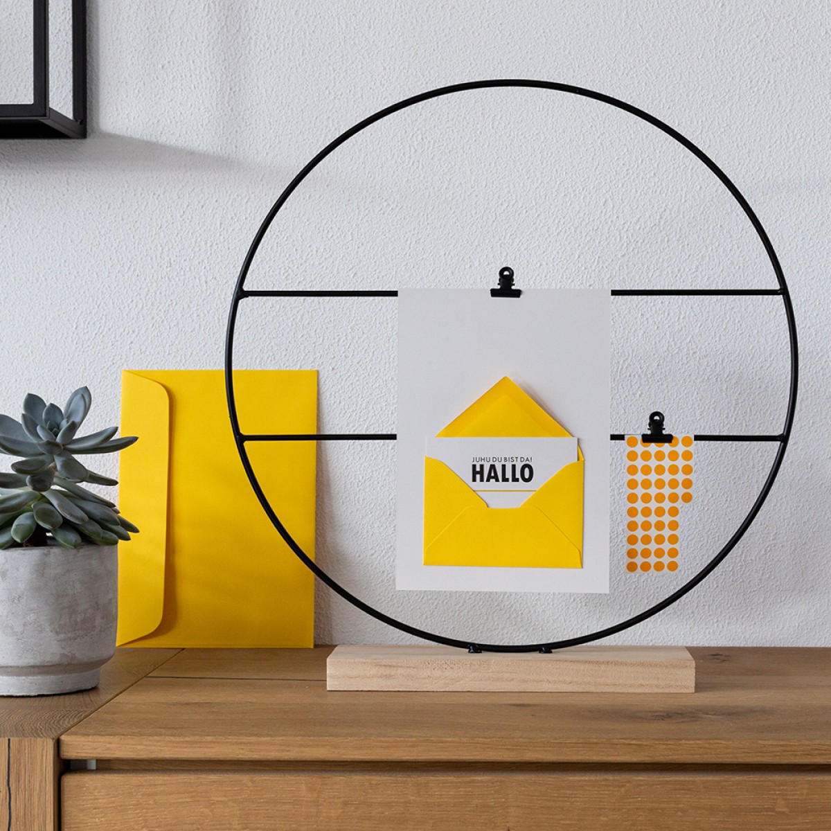 TYPOP 5-teiliges Set Babykalender "Hallo kleiner Stern" inkl. Umschlag, Minikarte + Umschlag und Klebepunkte