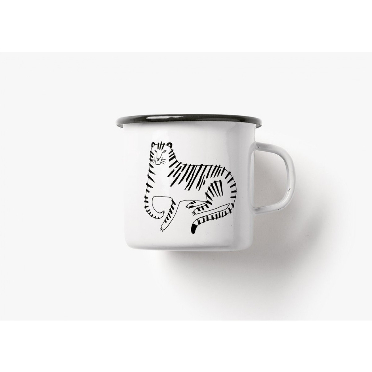 typealive / Emaillebecher Tasse / Tiger