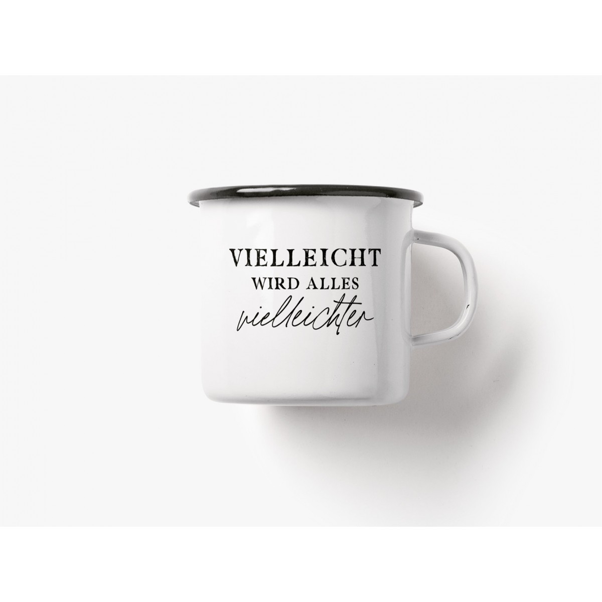 typealive / Emaillebecher Tasse / Vielleichter