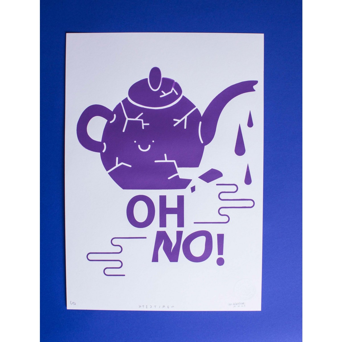 Martin Krusche - Siebdruck »Teatime« DINA3