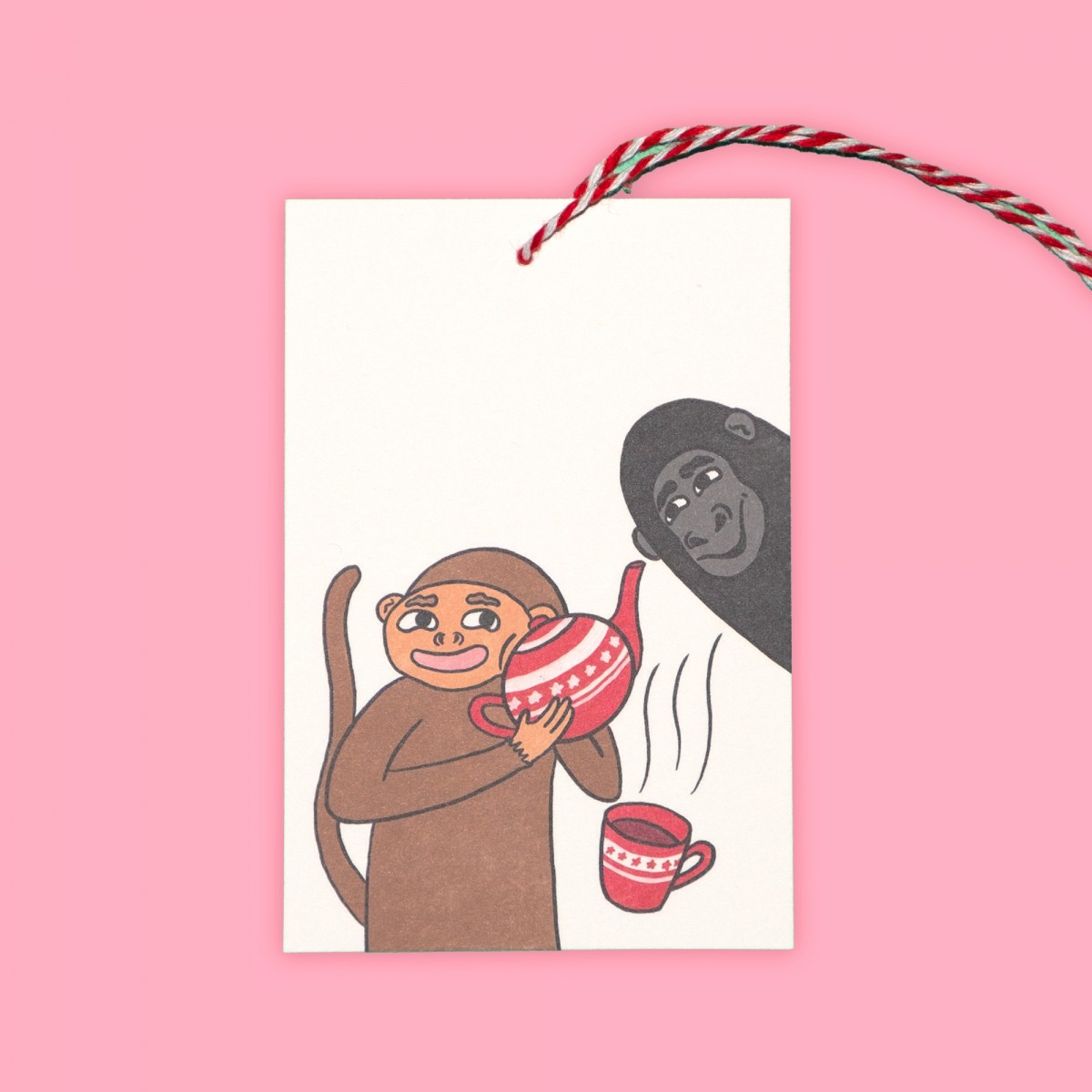 The Naughty District - »Geschenkanhänger mit Tiermotiven für Weihnachtsgeschenke«