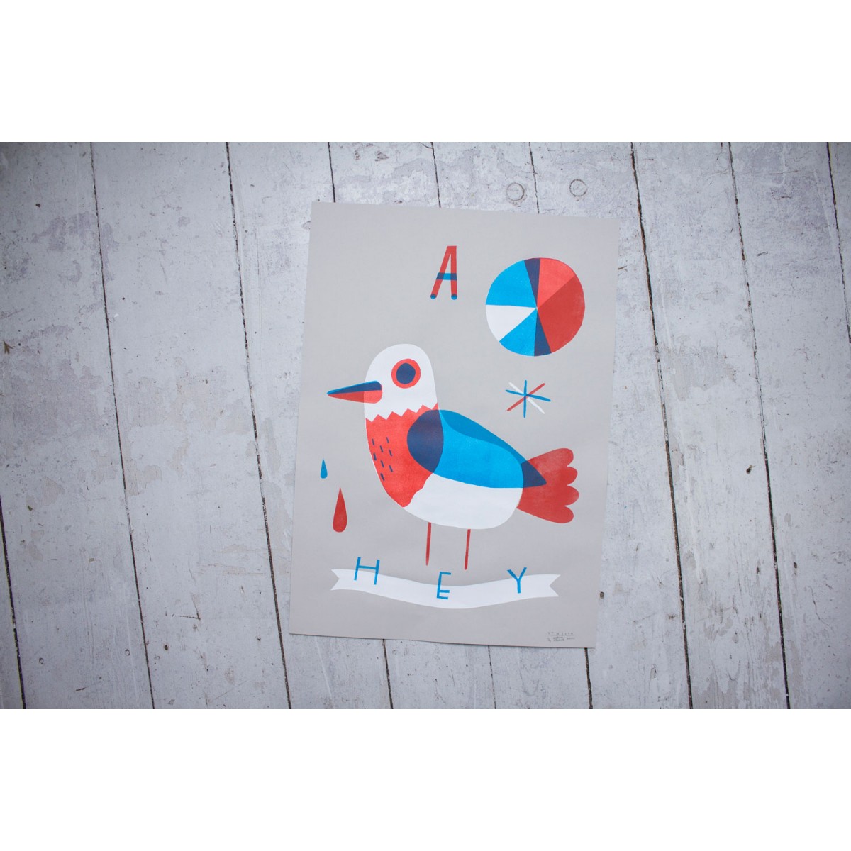 Stencil Artprint »TWEET«, 50x70cm