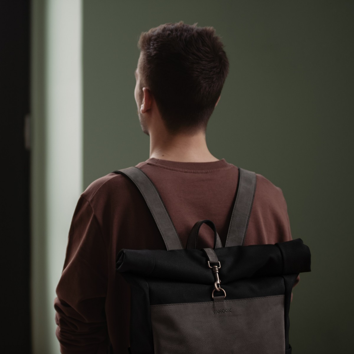 Roll-Top Backpack
Black