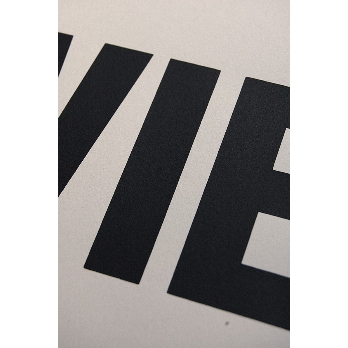 Buchstabenort Wien Stadtteile-Poster Typografie