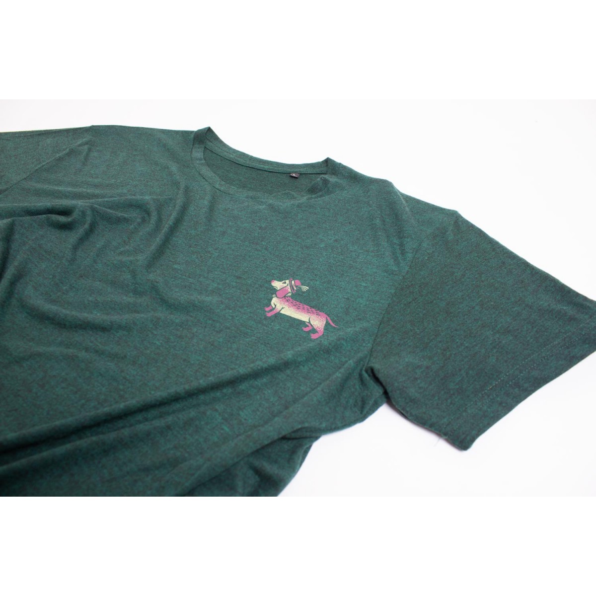 Martin Krusche - T-Shirt »Wiener Dog« Heatherforest