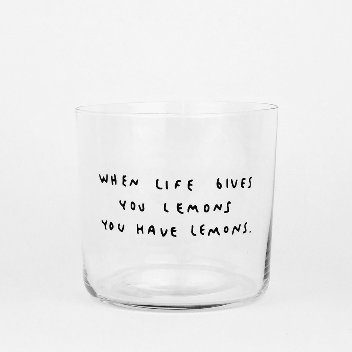 WHEN LIFE GIVES YOU LEMONS Glas – yahya studio, johanna schwarzer