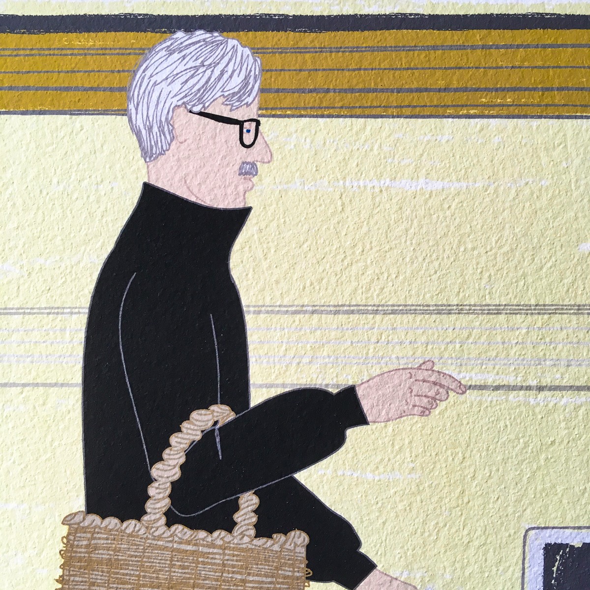 Neighbour Series „Neighbour No. 17“ – YUKY RYANG, Giclée-Druck, Format 28 x 28 cm 