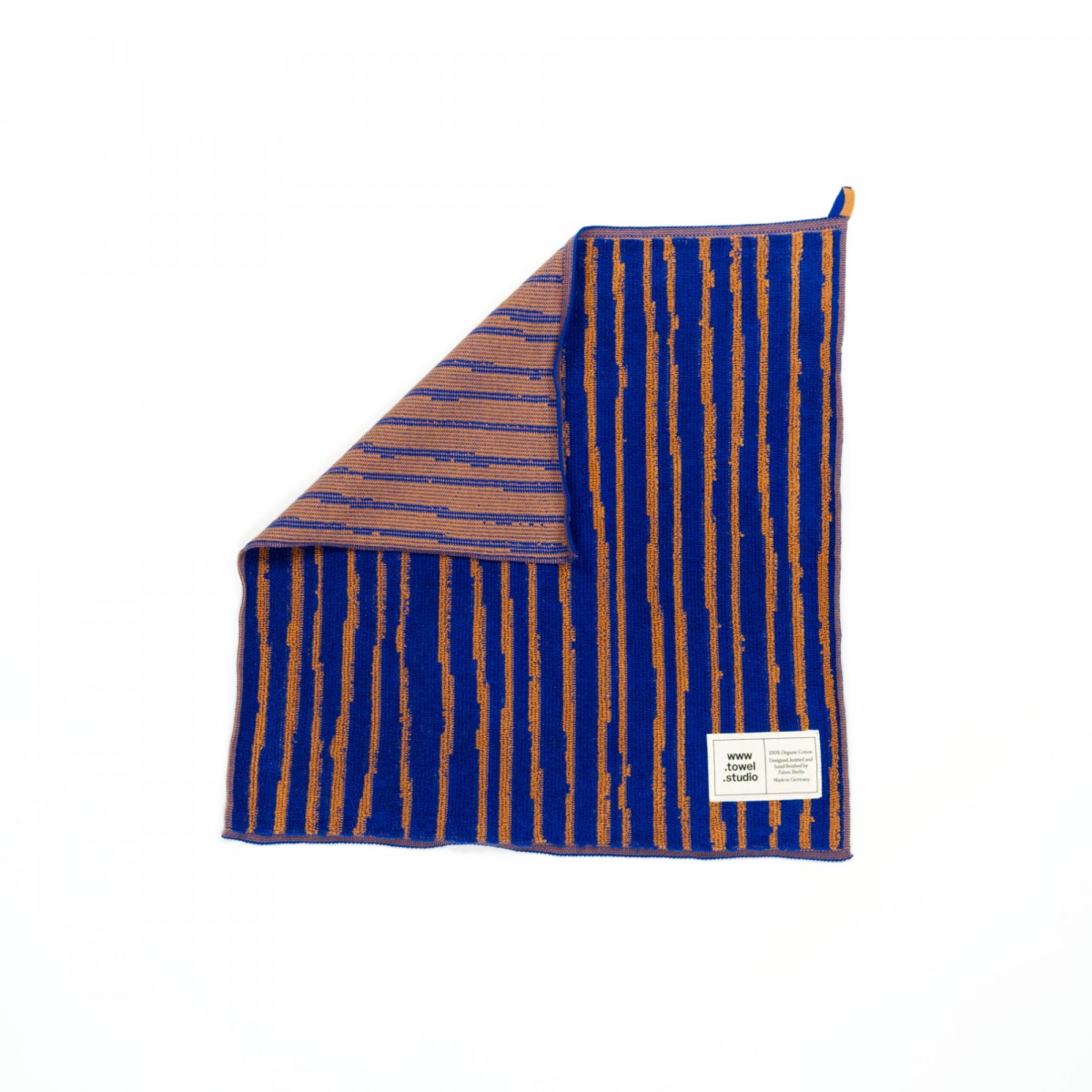 Towel.Studio | Stripe Küchenandtuch | Azure & Chestnut