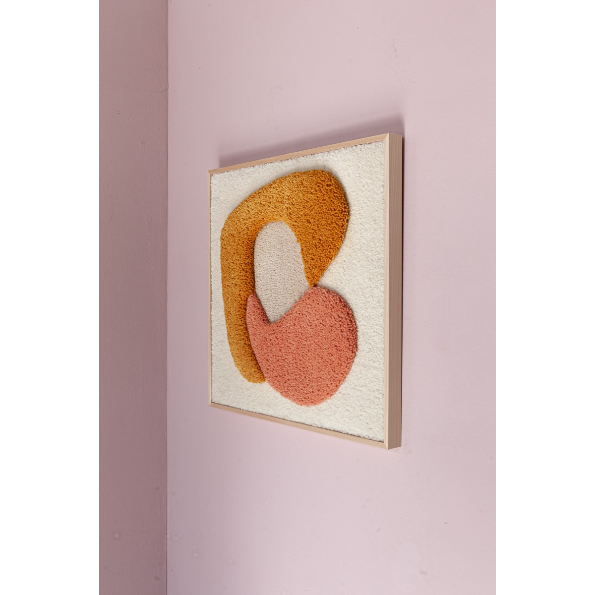 Gerahmter Wandteppich - COLORCOMPOSITION YELLOW // Rosa Rauscher