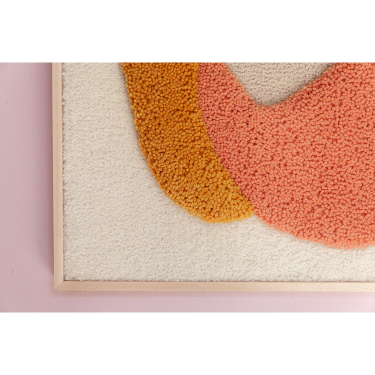 Gerahmter Wandteppich - COLORCOMPOSITION YELLOW // Rosa Rauscher