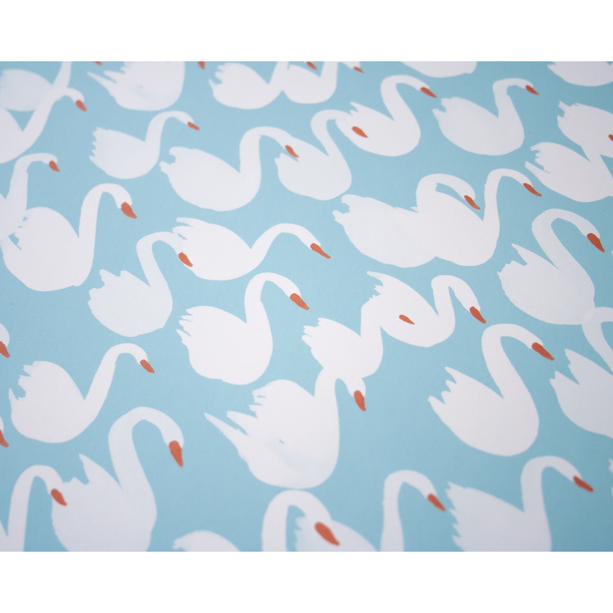 Geschenkpapier Schwäne, 3 Bogen / Papaya paper products