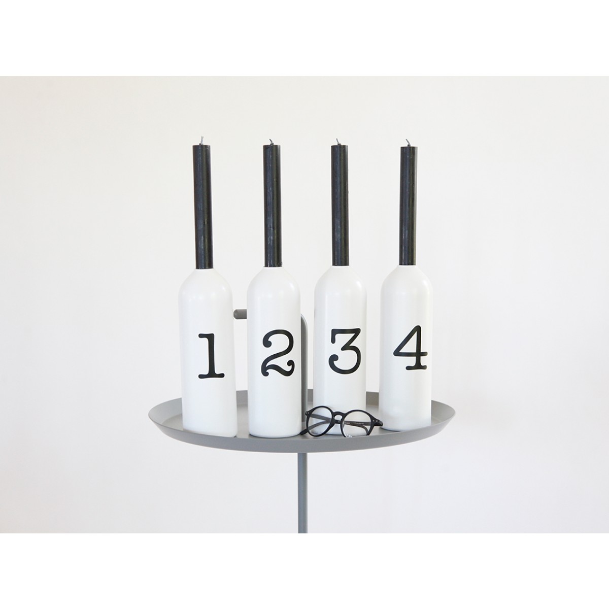 Upcycling Advents Kerzenhalter FIRE
