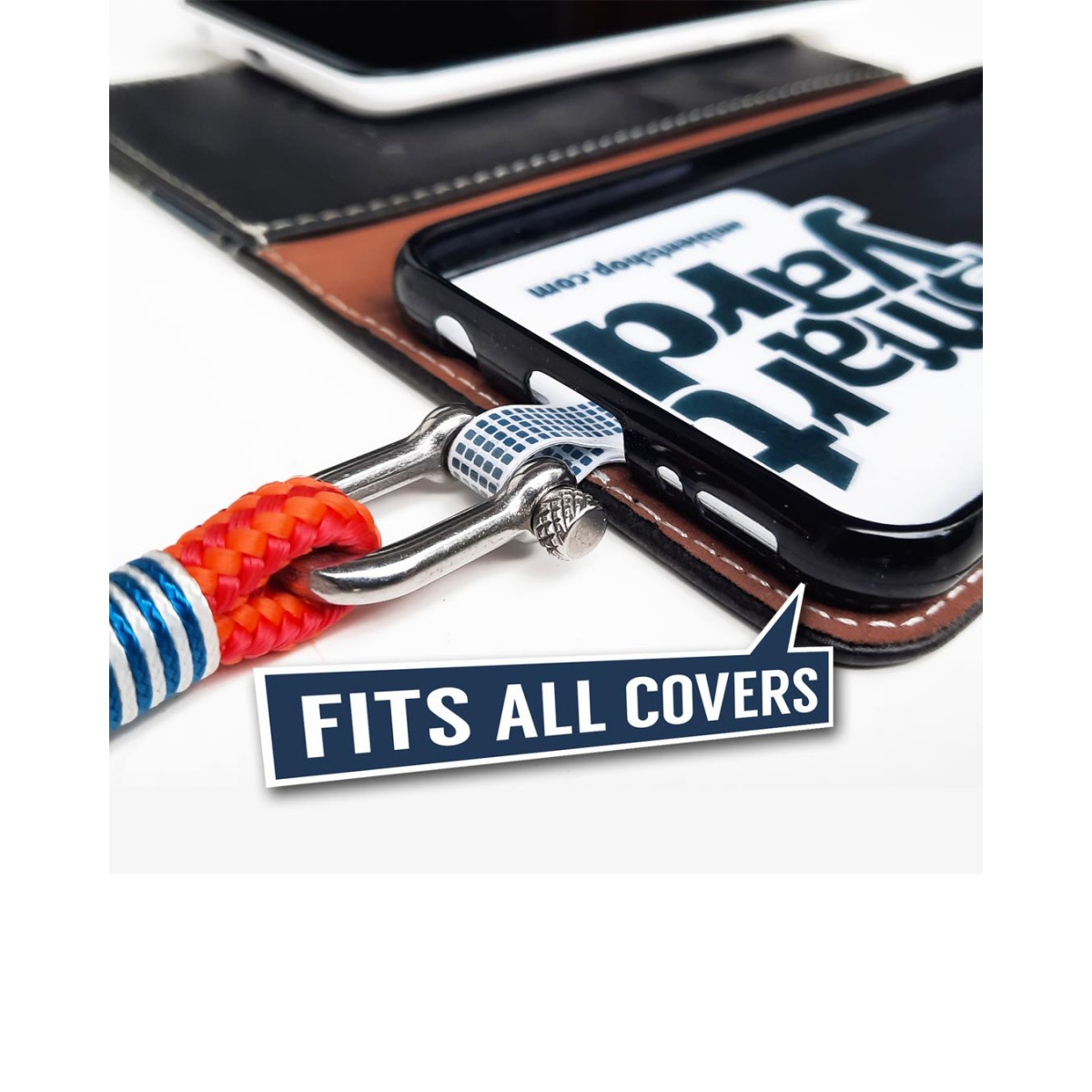 All Hands on Deck - Mit SmartYard, (Handykette / Smartphone-Lanyard) wird aus deiner Handyhülle (Smartphone Cover) im Nu eine stylische Handy- bzw. Smartphonekette. Passend zu deinem Style, kommt SmartYard in 5 unterschiedlichen Farbkombinationen daher. E